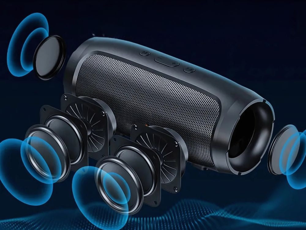 Bluetooth Charge Mini 3+ bezvadu skaļrunis ar USB, microSD un FM adapteri