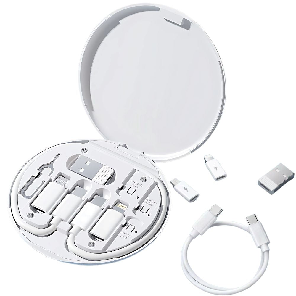 5 vienā adapteru komplekts USB-C, micro USB, A tipa tālrunim maciņā