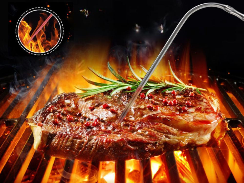 Digitālais gaļas termometrs bārbekjū -50°c 300°c