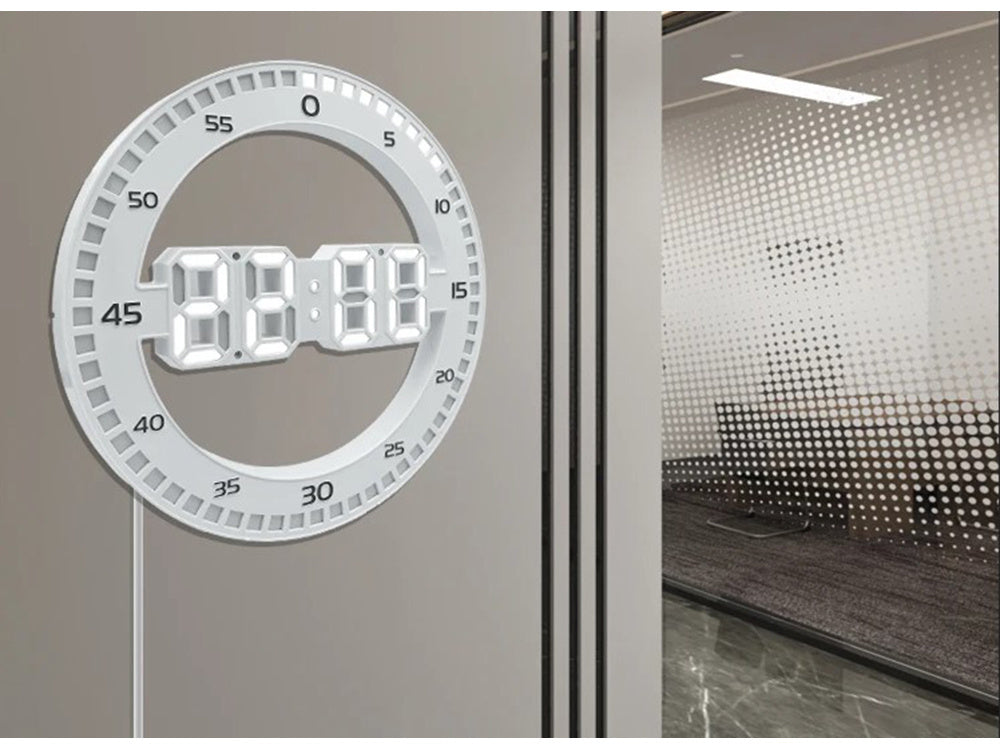 Modinātājpulkstenis ar vadītu elektronisku termometru un modinātāja fona apgaismojuma termometru