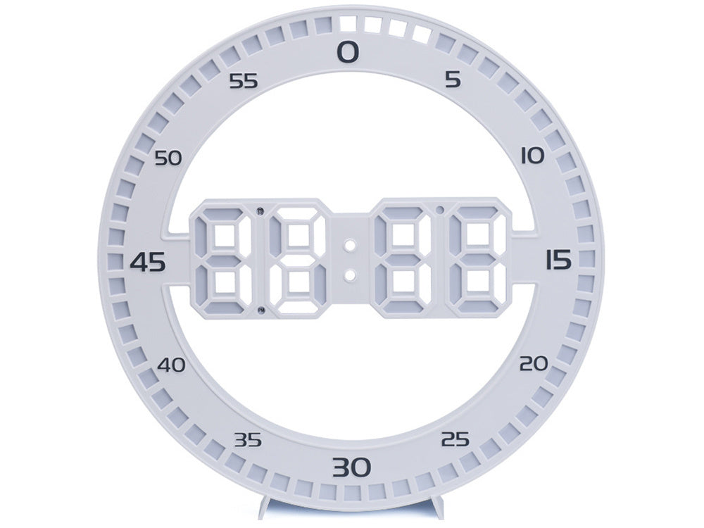 Modinātājpulkstenis ar vadītu elektronisku termometru un modinātāja fona apgaismojuma termometru