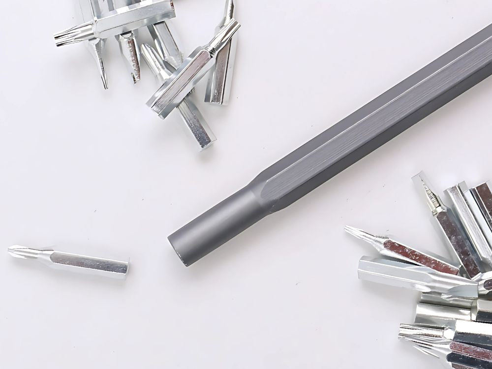 Precīzs skrūvgrieža uzgaļu komplekts ar magnētiskajiem uzgaļiem, 24 uzgaļi + koferis