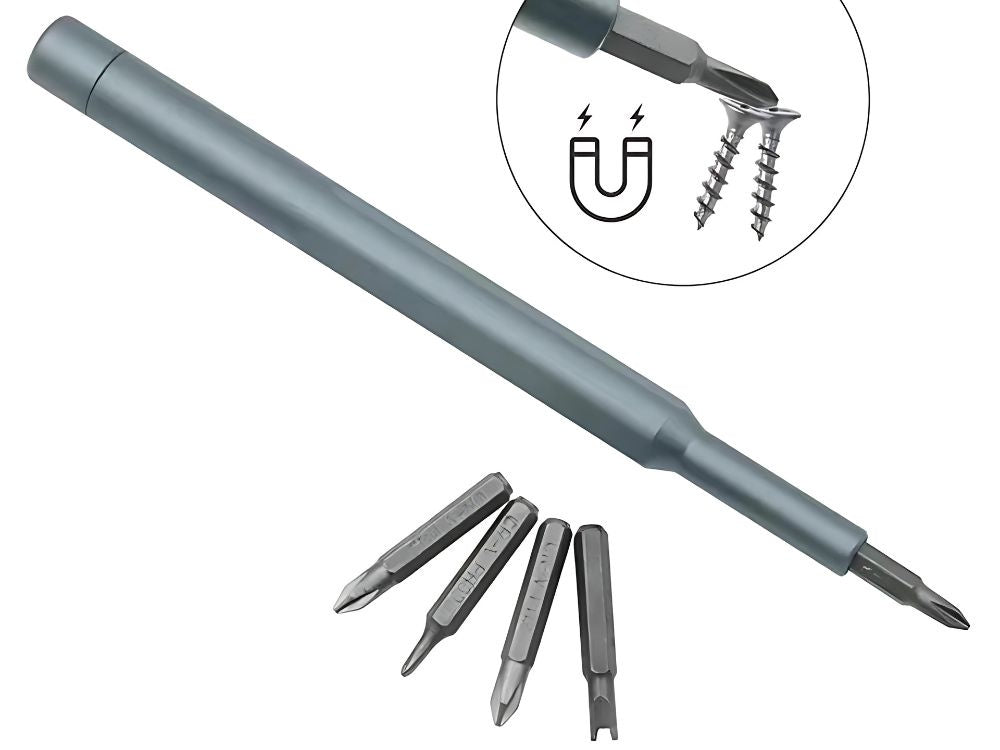 Precīzs skrūvgrieža uzgaļu komplekts ar magnētiskajiem uzgaļiem, 24 uzgaļi + koferis