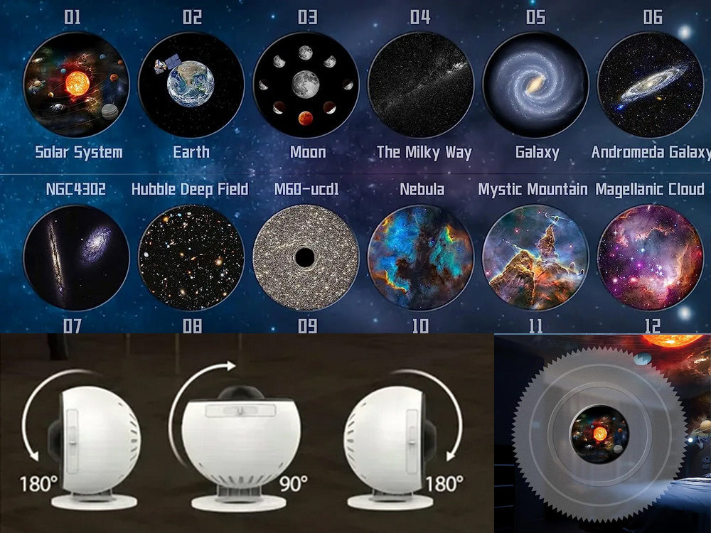 Zvaigžņu projektora planetārija projektora naktsgaismas LED lāzerprojektors