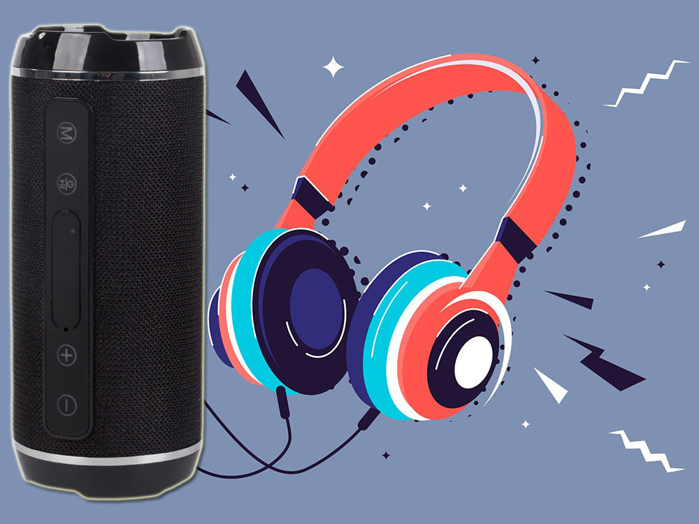 Bluetooth bezvadu skaļrunis boombox pārnēsājams USB radio fm aux