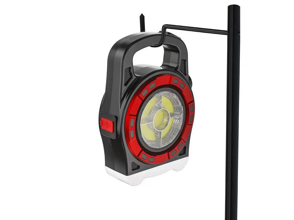 Pārnēsājams, uzlādējams saules lukturītis ar LED gaismas barošanas bloku, atstarotāja jaudu