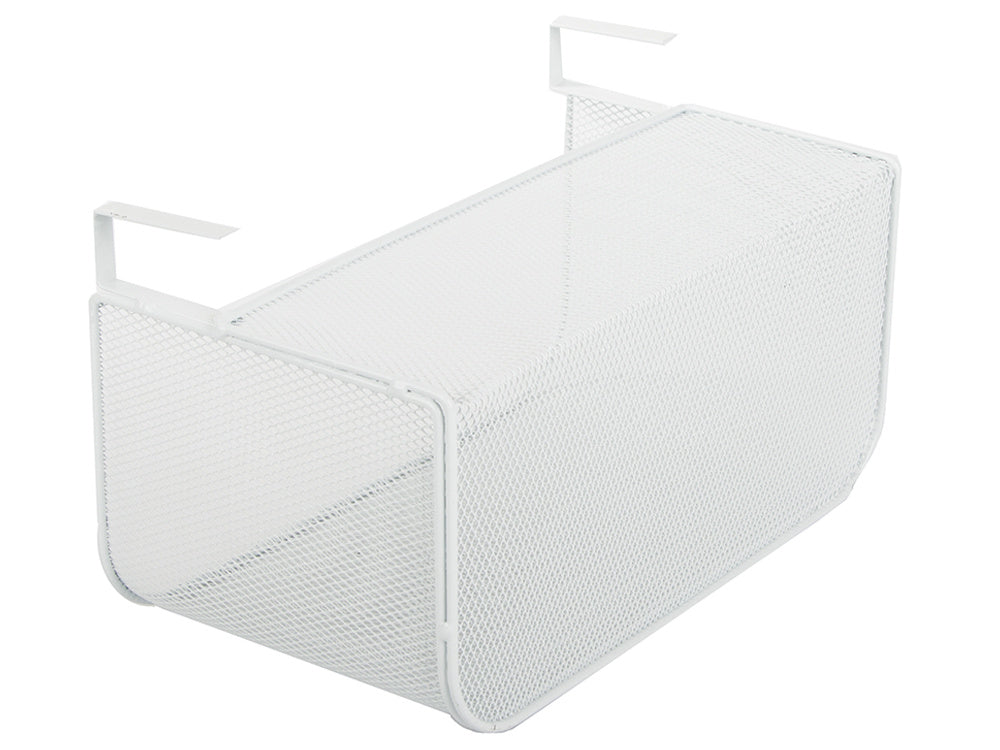 Metāla grozs, uz sliedes piestiprināms organizators, piekarināms grozs, virtuves plaukts