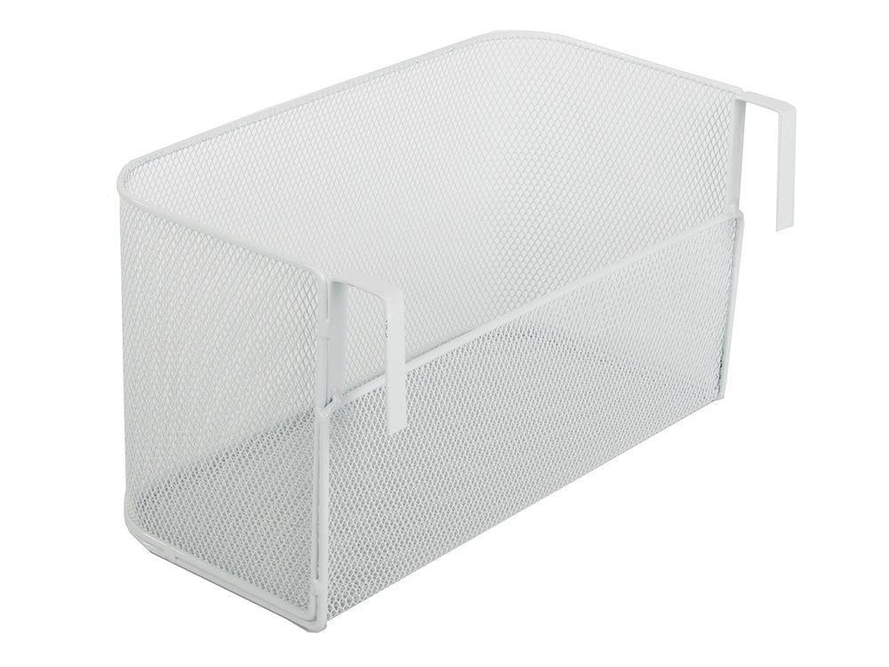 Metāla grozs, uz sliedes piestiprināms organizators, piekarināms grozs, virtuves plaukts