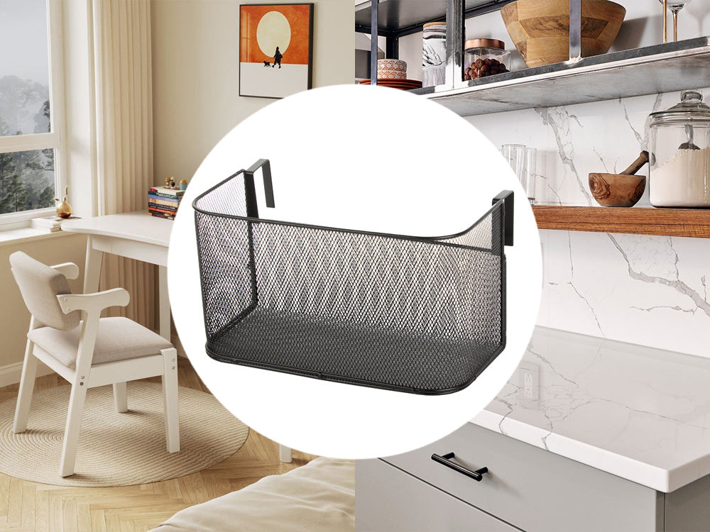 Metāla groza organizators, piekarināms virtuves plaukts