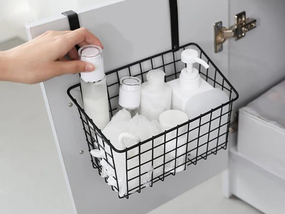 Metāla groza organizators, piekarināms virtuves plaukts