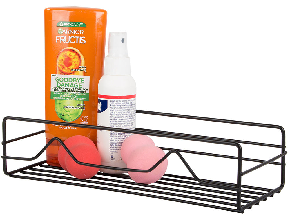 Bēniņu vannas istabas dušas plaukts piekarināms metāla plaukts