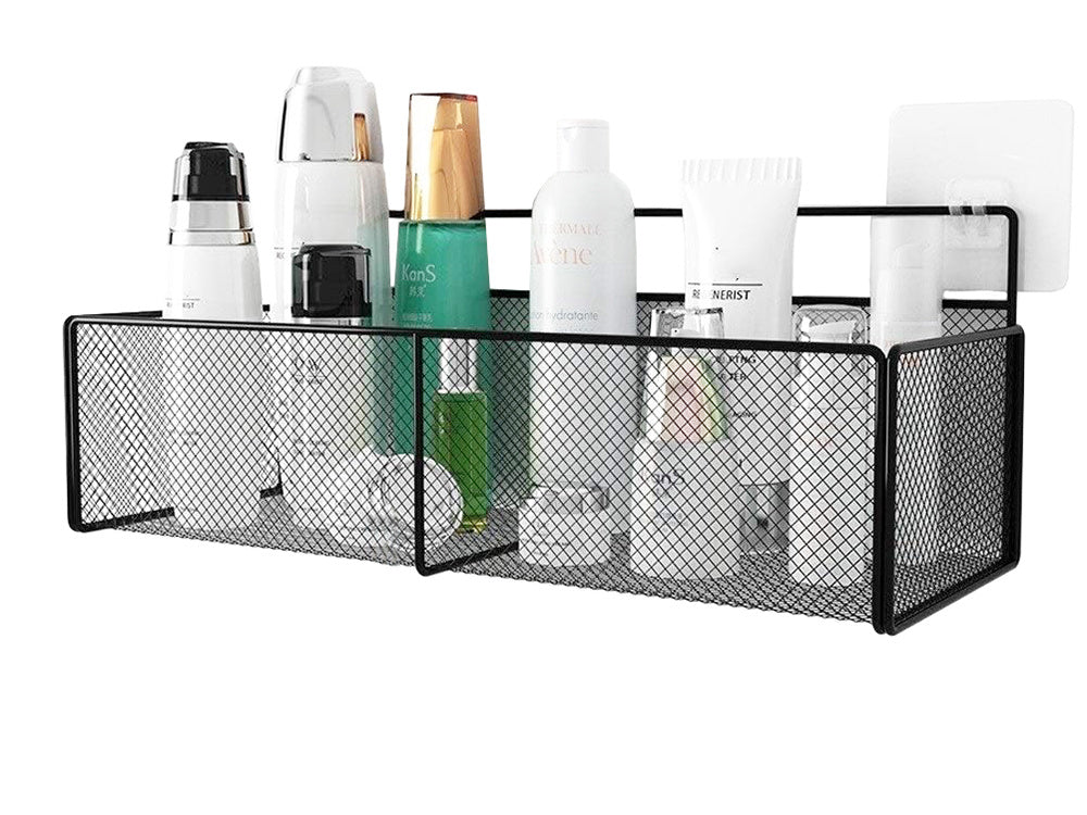 Piekarināms grozs, metāla organizators, piekarināms plaukts virtuvei, melns