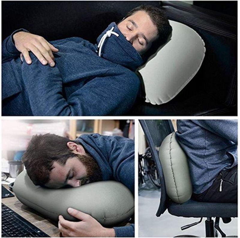 Ceļojumu kakla spilvens pašpiepūšams, U formas