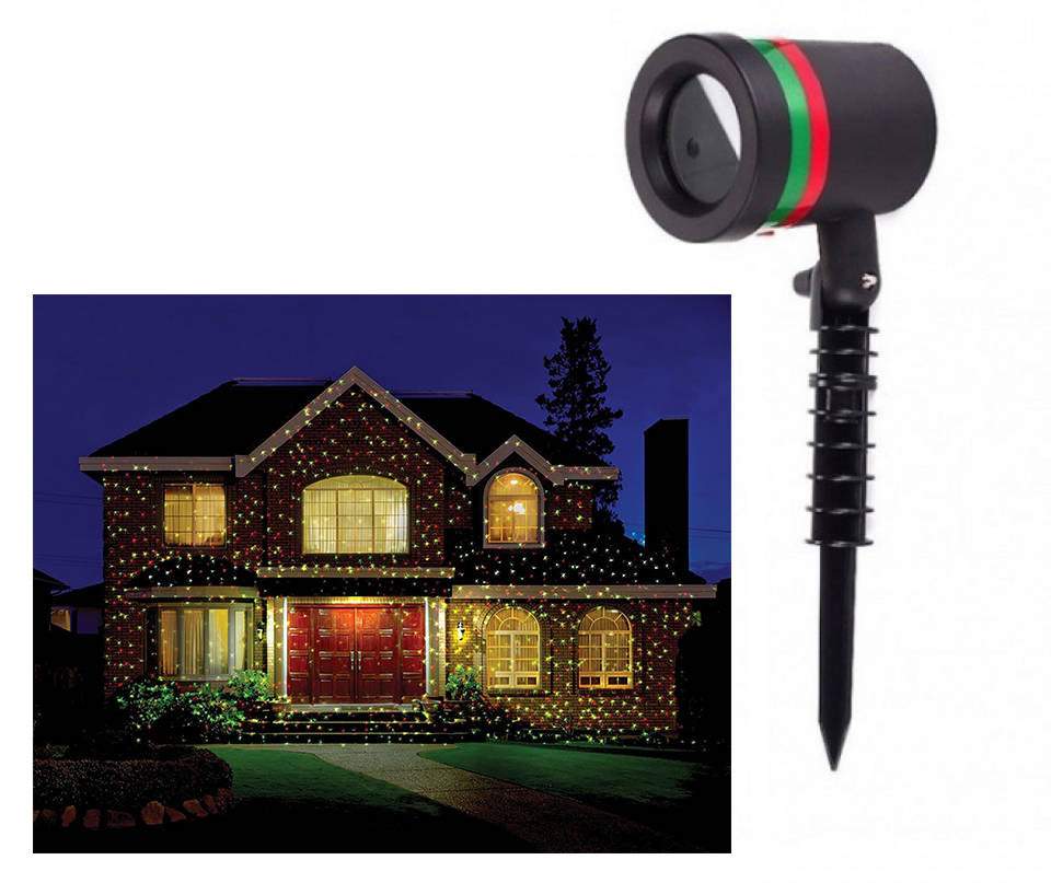 Lāzerprojektors mājai - ziemassvētku gaismas projektors