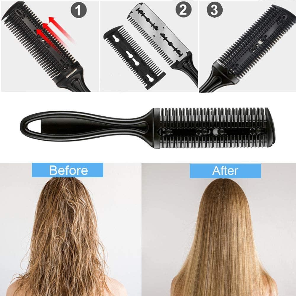 Friziera komplekts matu griešanai (šķēres, retināšanas šķēres, ķemme)