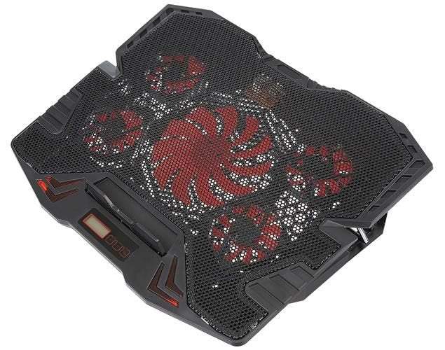 Dzesēšanas paliktnis klēpjdatoriem ar ātruma kontroli