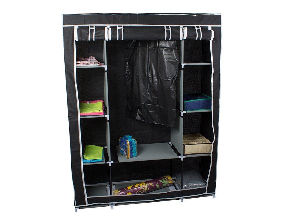 Tekstila drēbju skapis