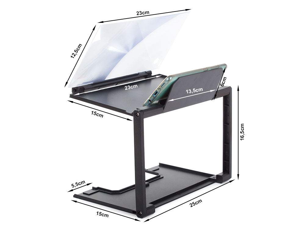 Telefona ekrāna palielinātājs 4x