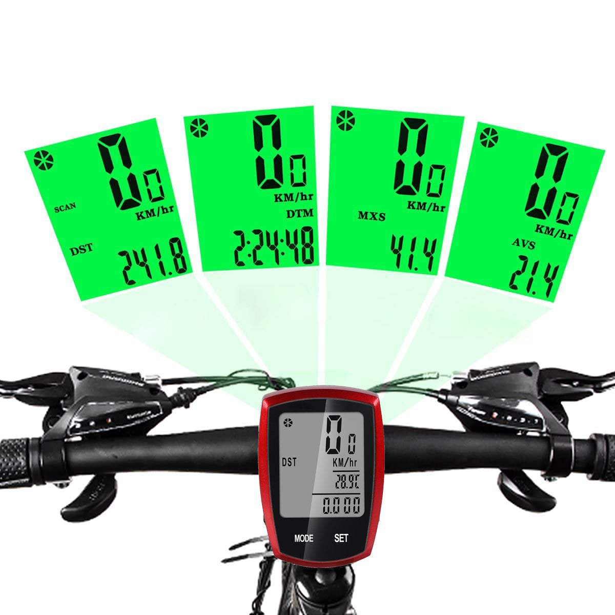 Velosipēda Dators, Spidometrs