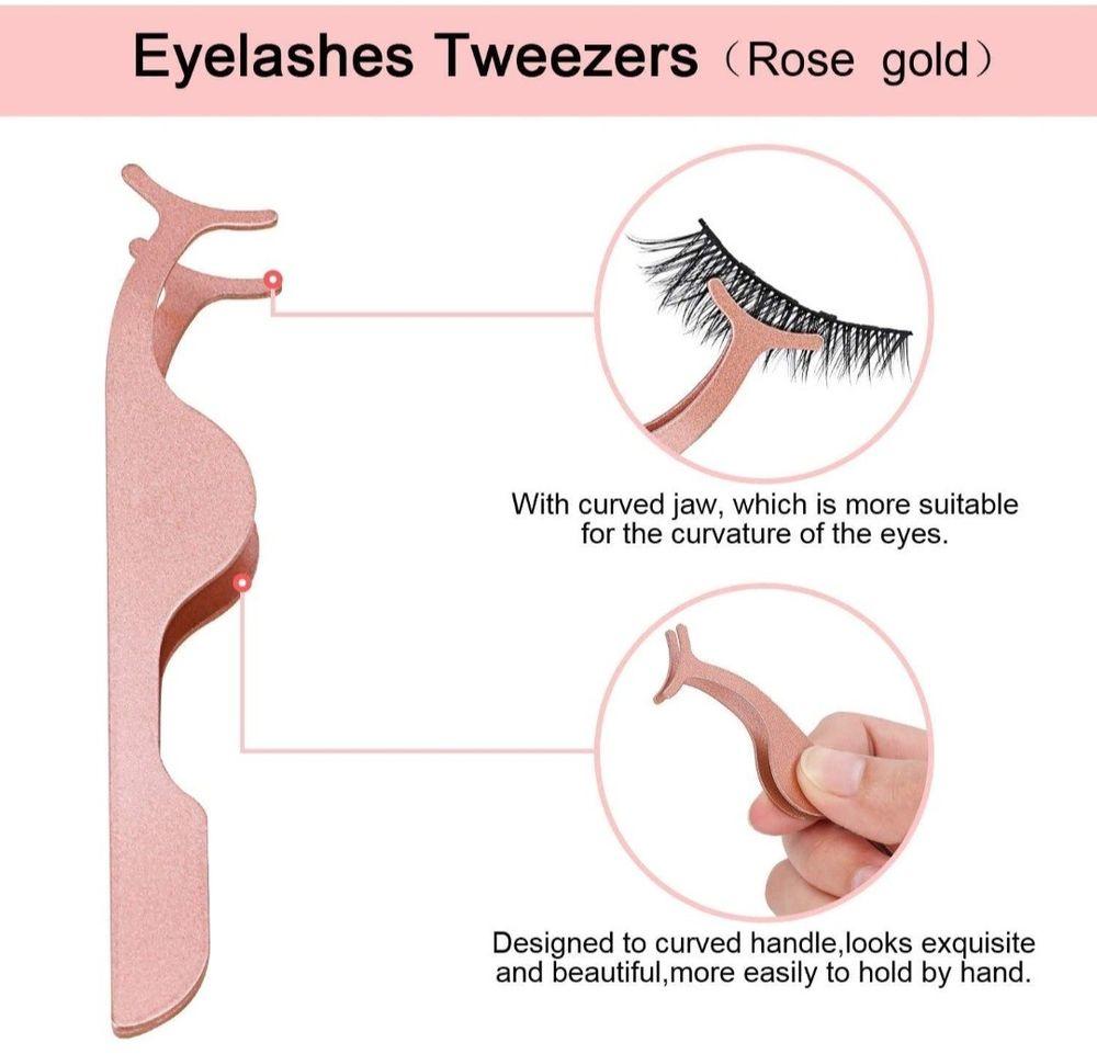 Magnētiskās skropstas 7 pāri + acu zīmulis