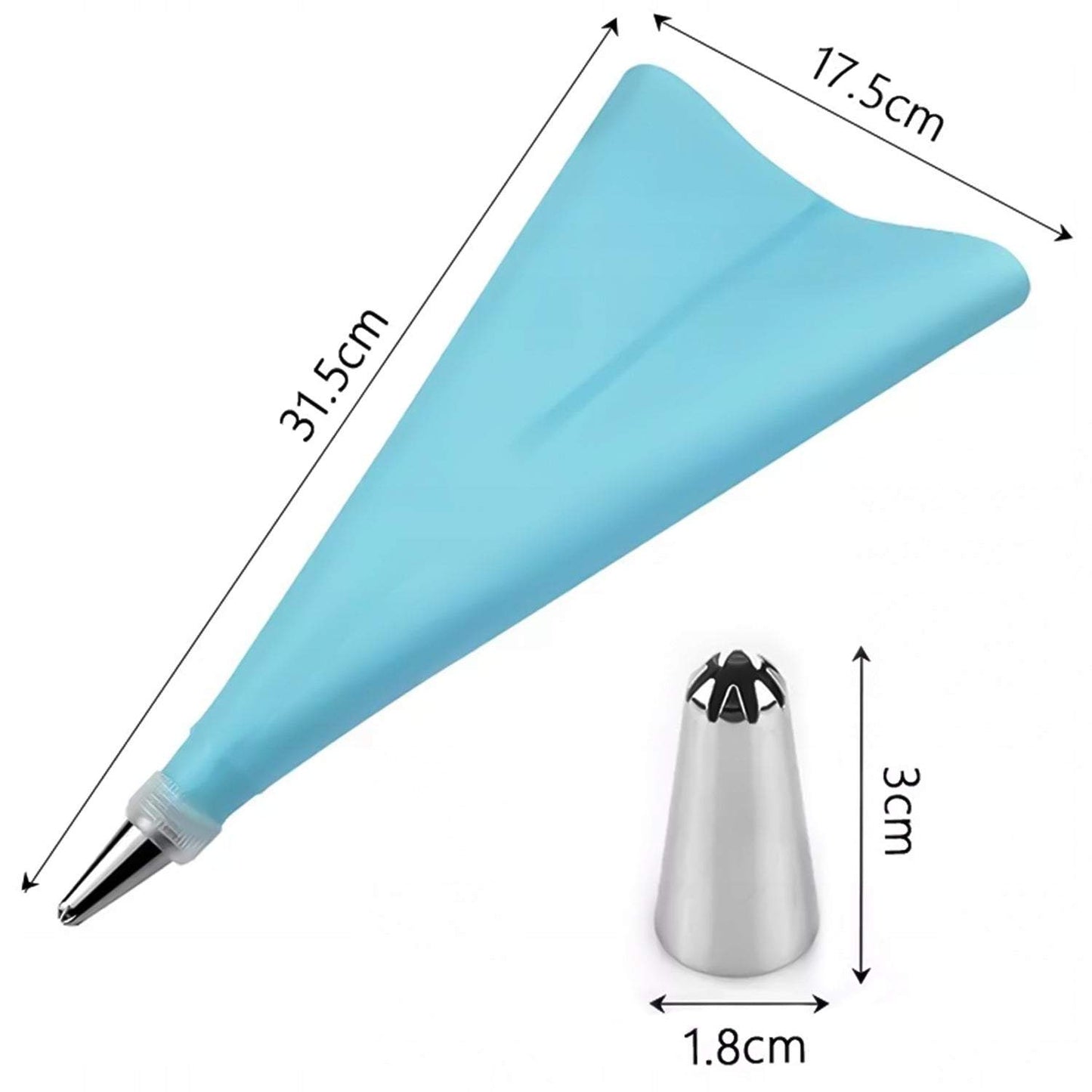 Kūku dekorēšanas instrumentu komplekts 31 gab.