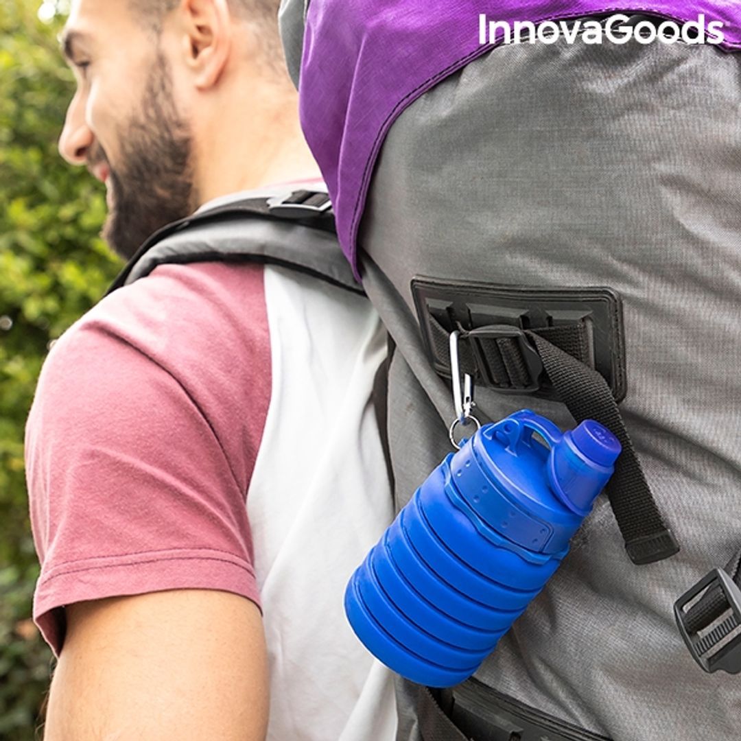 Saliekama sporta pudele silikona 500ml