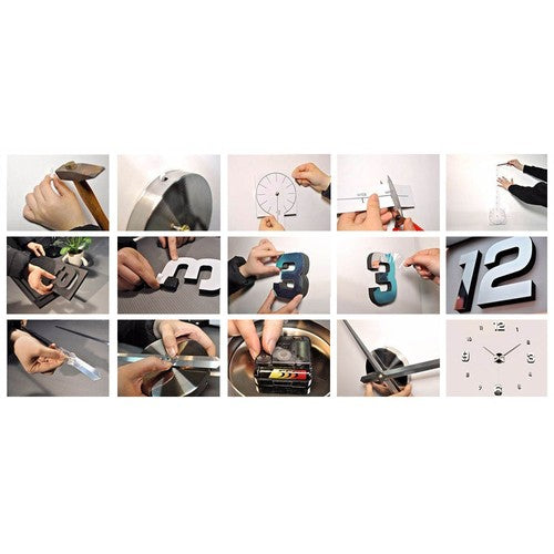 DIY sienas pulkstenis