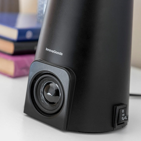 Lavas lampa ar skaļruni