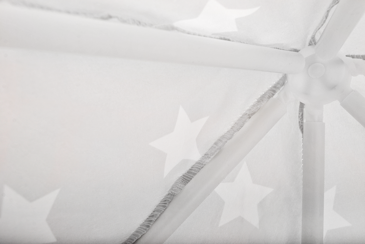 Bērnu telts pelēka-rozā