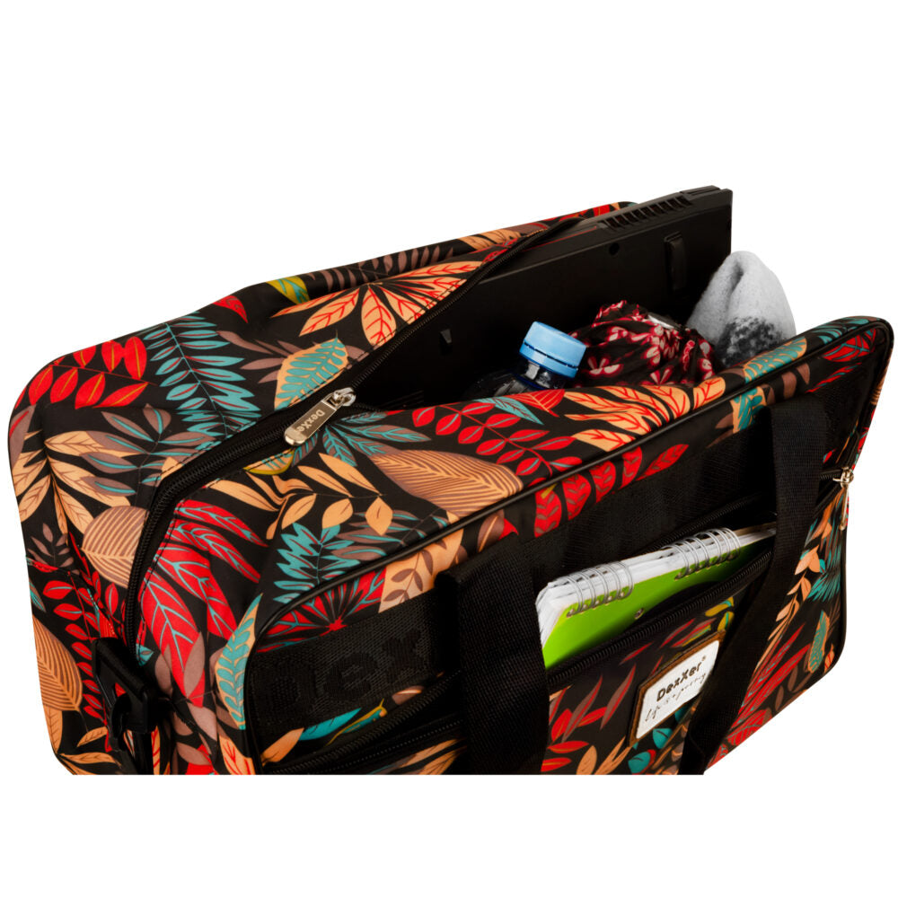 Orange-Flow Leaves ceļojumu soma