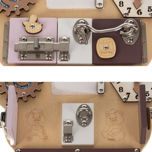 Manipulācijas dēlis lācītis