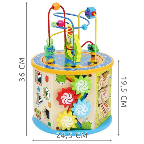 Koka izglītojošs kubs