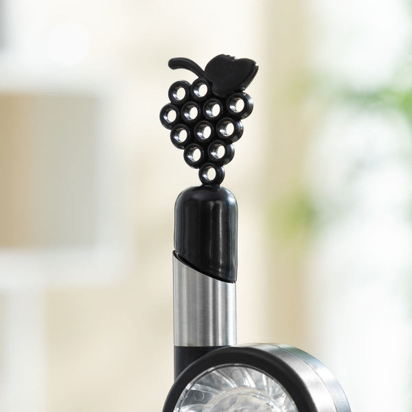 Vīna aerators ar vējdzirnavām un statīvu