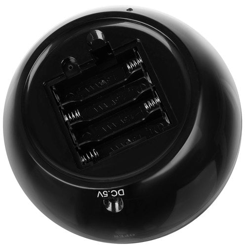 Nakts lampa ar projektoru - melna