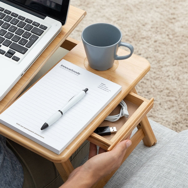 Bambusa salokams galds datoram