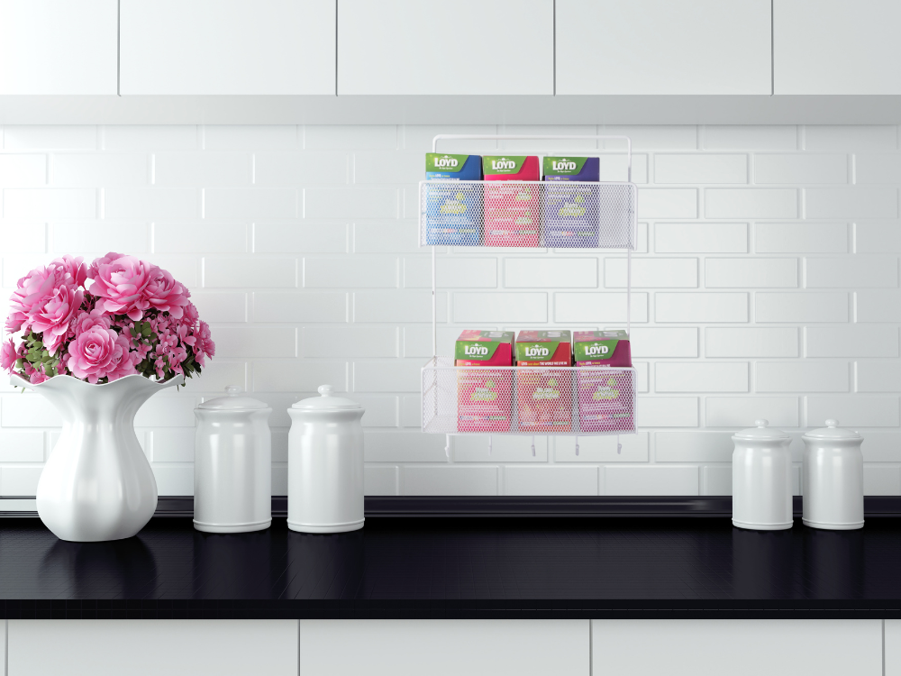 Metāla organizatora piekarināms plaukts virtuves plaukts vannas istabas pakaramais