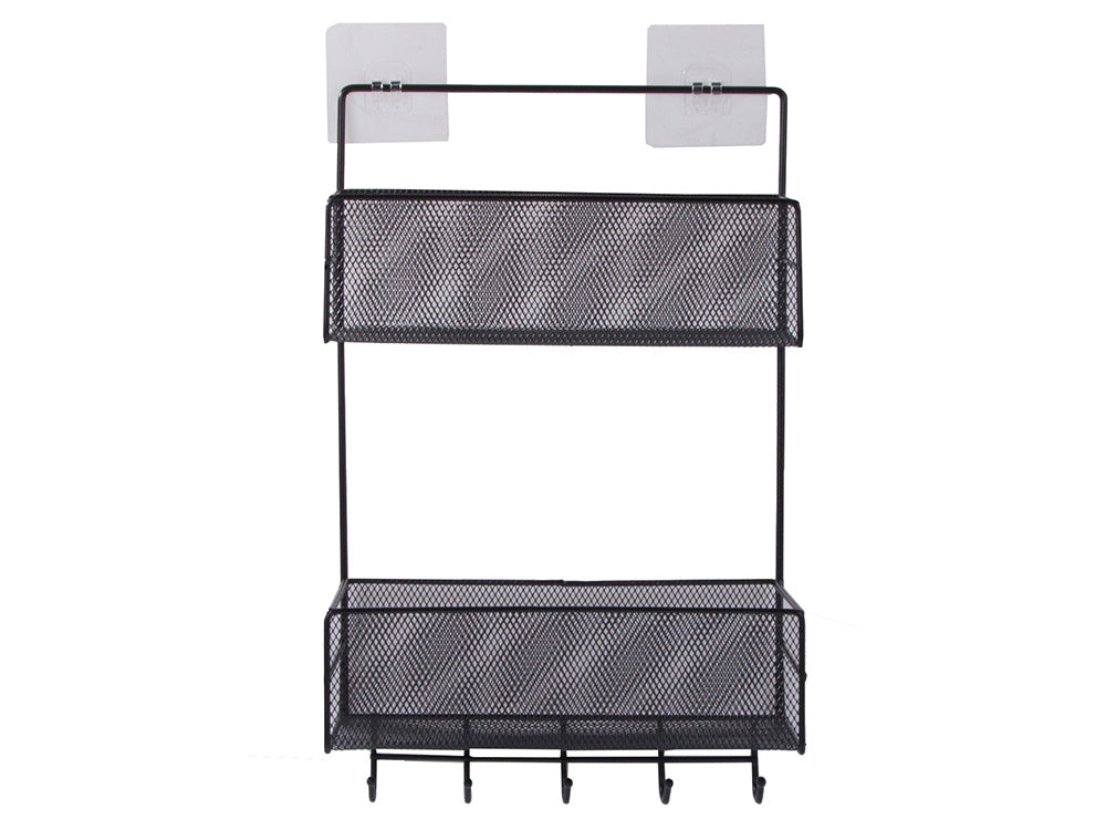 Metāla organizatora piekarināms plaukts virtuves plaukts vannas istabas pakaramais