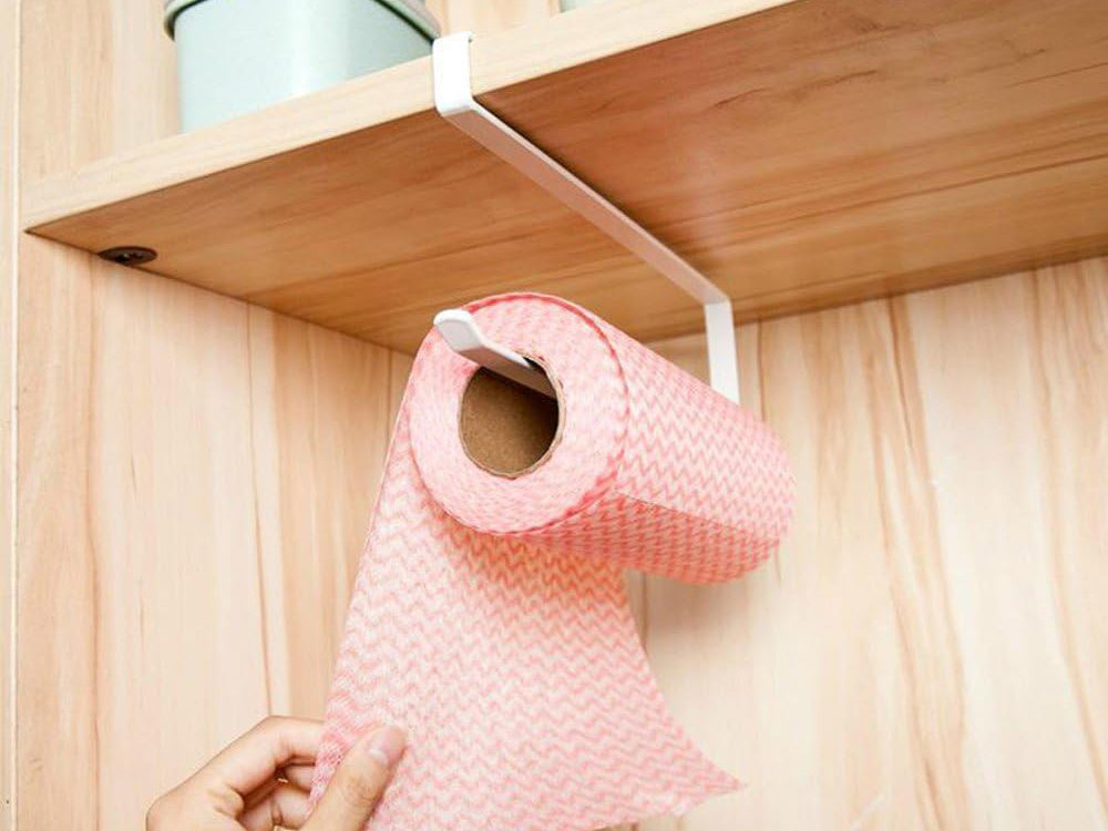 Virtuves papīra dvieļu turētājs, uzspraužams, metāla, loft, matēts