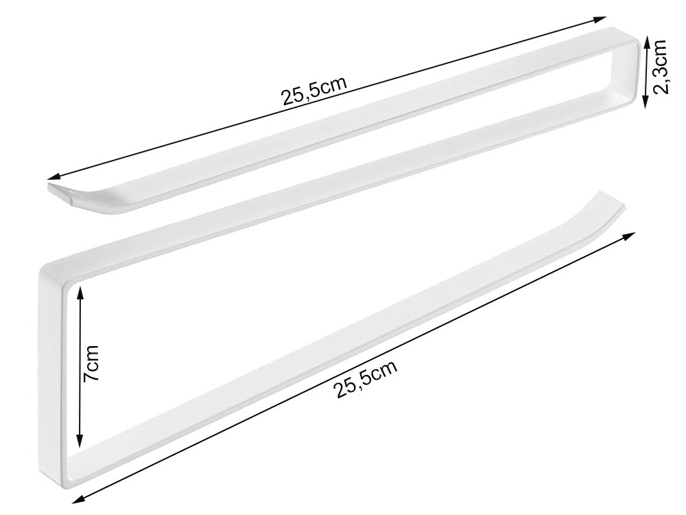 Virtuves papīra dvieļu turētājs, uzspraužams, metāla, loft, matēts