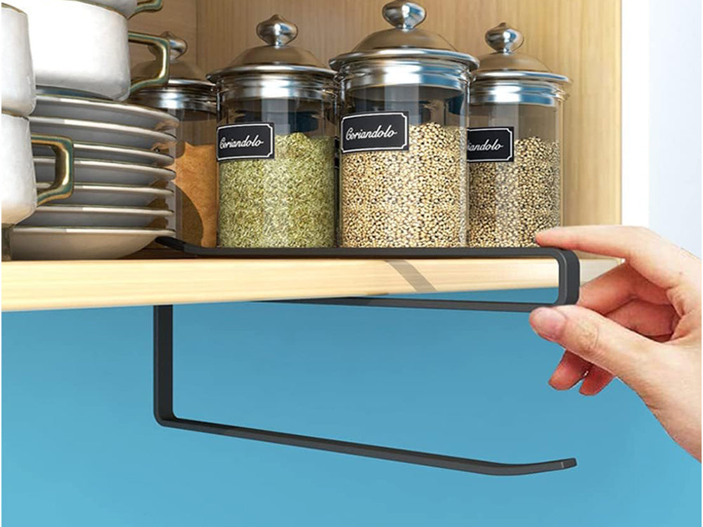 Virtuves papīra dvieļu turētājs, uzspraužams, metāla, loft, matēts