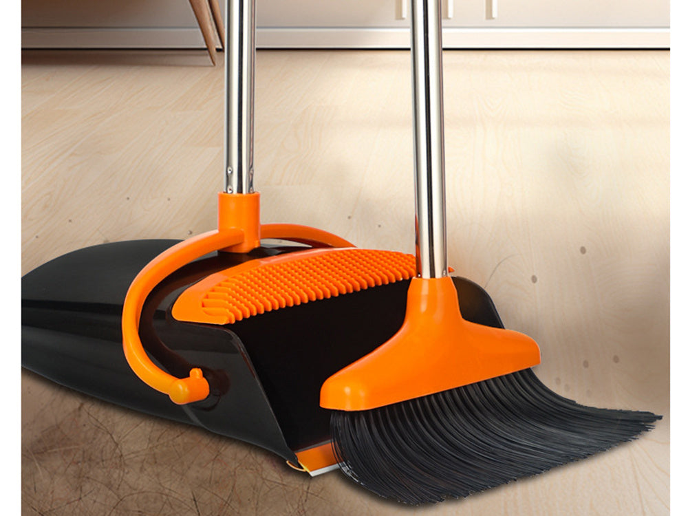 Slinka cilvēka slaucīšanas komplekts Swifter birste Mop tīrīšanas tīrītājs atkritumu liekšķere 2in1