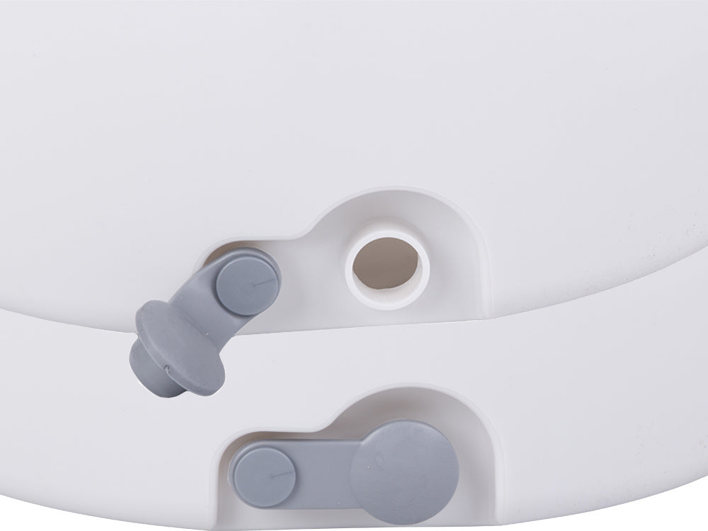 Rotācijas mops ar 360 grādu griešanās spainīti un 2 mikrošķiedras spilventiņiem