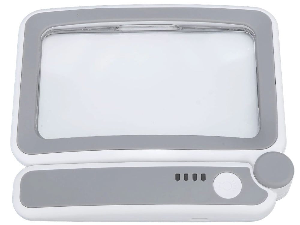 Apgaismots lasīšanas palielināmais stikls 4x ar LED apgaismojumu