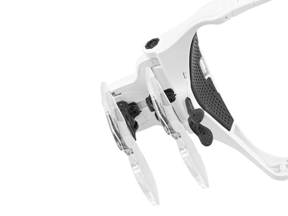 Luktura palielināmais stikls ar 4 gaismas diodēm, 3,5 precīzs lukturis profesionāls