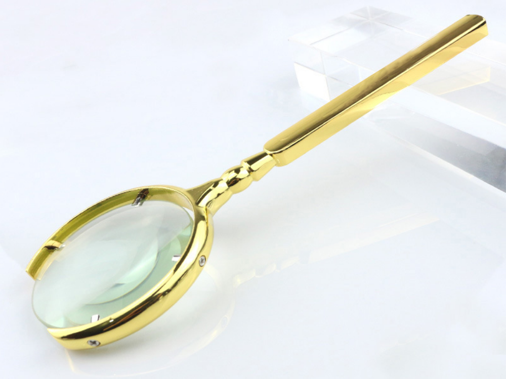 Lasāmā lupas manuālā lupas zelta palielinājums 6x