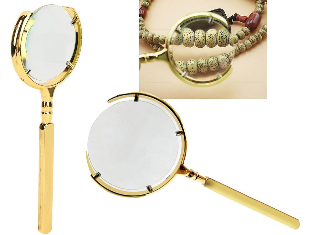 Lasāmā lupas manuālā lupas zelta palielinājums 6x