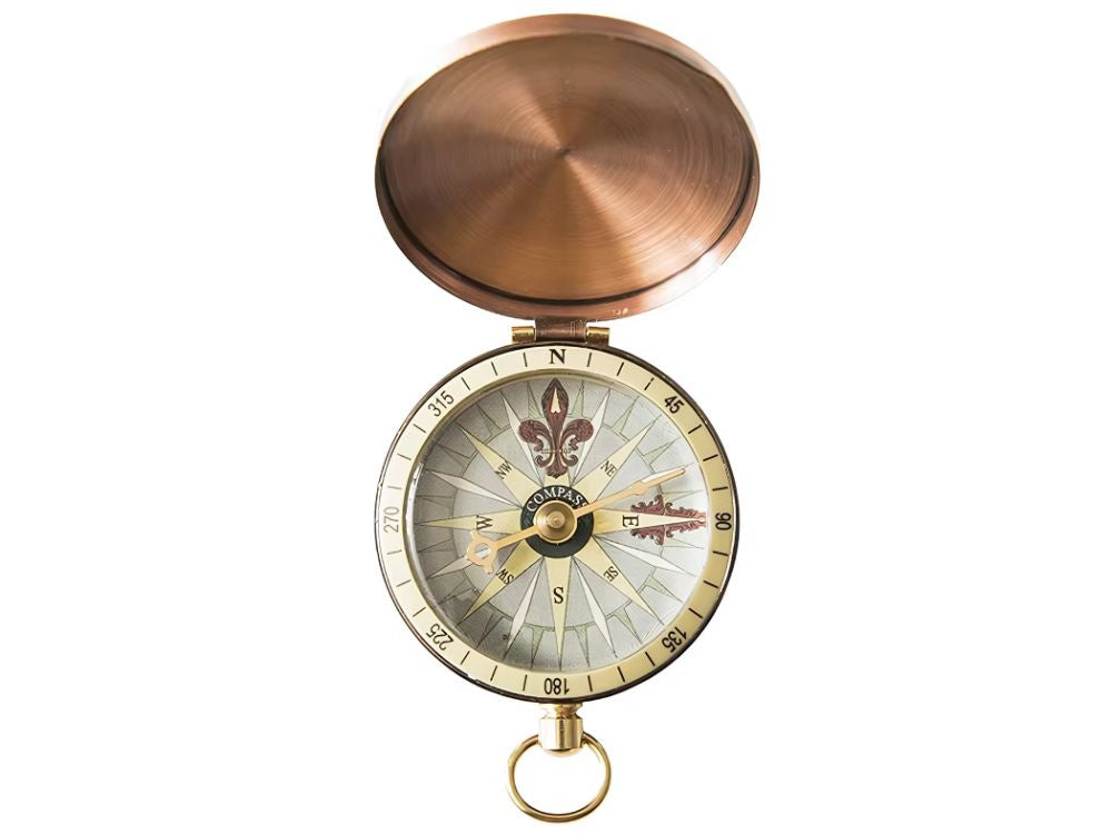 Kompasa metāla kompasa kabata tūristam, aizslēdzama, magnētiska, armijas