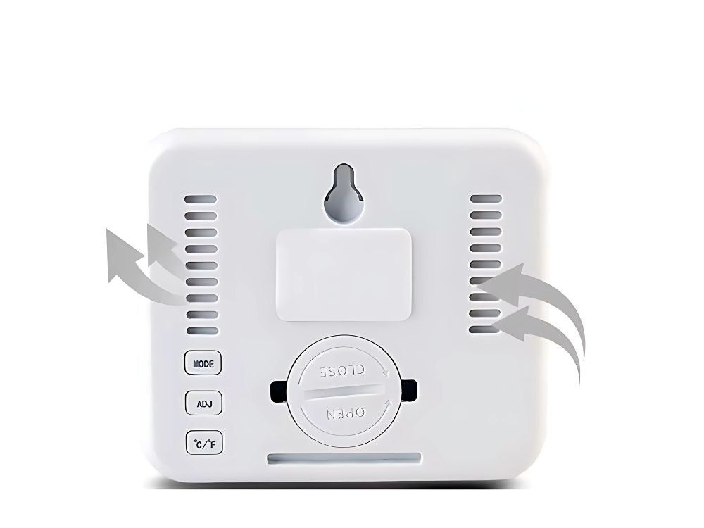 Termometra higrometra pulkstenis elektroniskais kalendārs iekšējais bezvadu