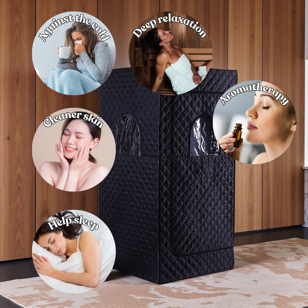 Sauna — tvaika pirts portatīvā mājas SPA, 1000W 2L ģenerators ar tālvadības pulti, StoreXO