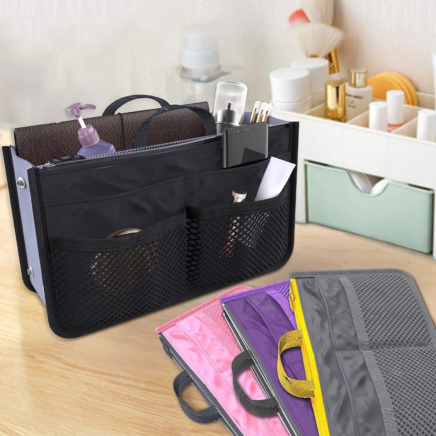 Organizatirs somiņai ar 10 nodalījumiem